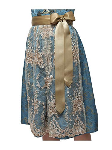stockerpoint-dirndl-minna-blau-gold-70er-l-nge image 7