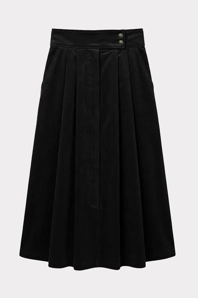 felicitas-rada-damenrock-feincord-84-cm-knopfleiste-falten image 1