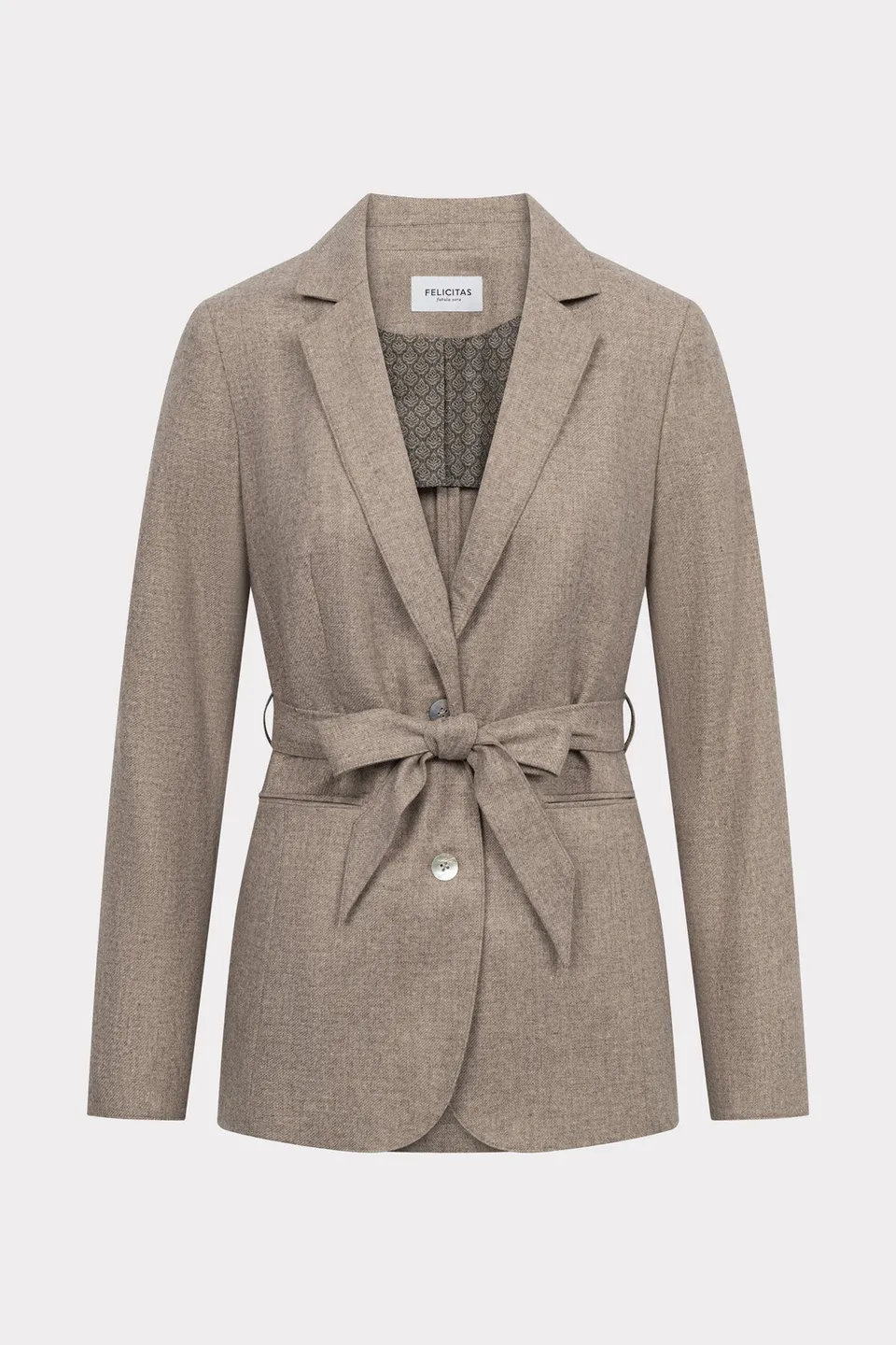 felicitas-jerica-damen-blazer-wollmischung-bindeg-rtel image 1