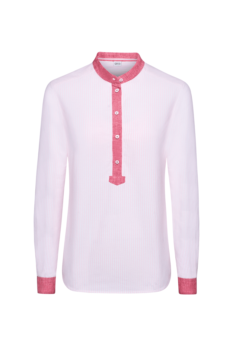 g-ssl-immer-wieder-g-ssl-pfoad-bluse-rosa-schwesternstreif image 1