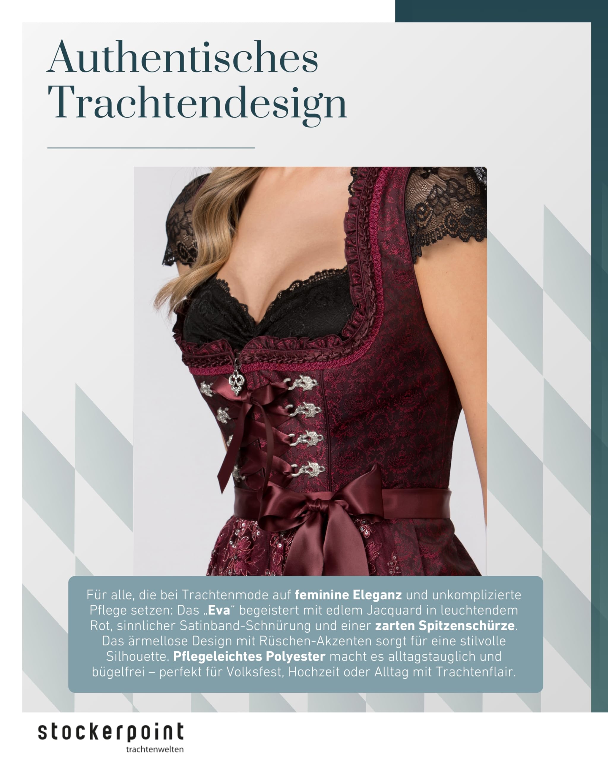 stockerpoint-eva-midi-dirndl-rot-jacquard-1er-pack-mit-spitzensch-rze image 4