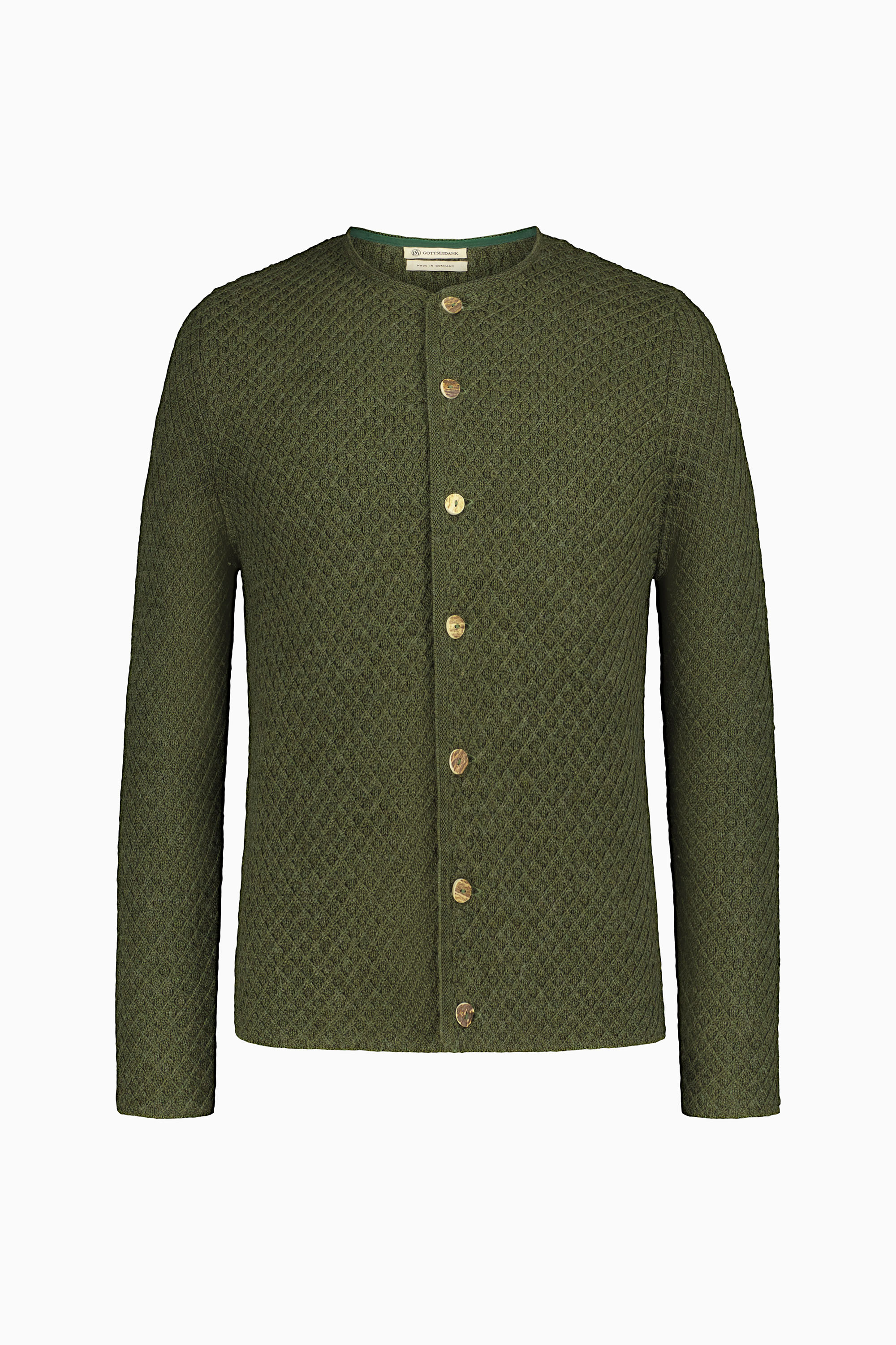 gottseidank-herrenstrickjacke-xaver-uni-strickjacke-im-waffelmuster-2 image 1