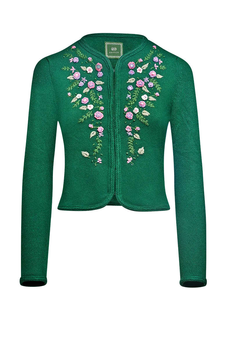 g-ssl-strickjacke-edition-damen-merinowolle-mit-handstickerei-gr-n image 1