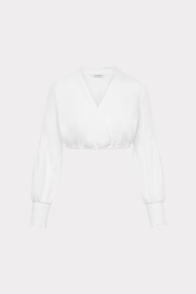 felicitas-damen-dirndlbluse-giolea-leichte-baumwoll-bluse-mit-wickelausschnitt image 1