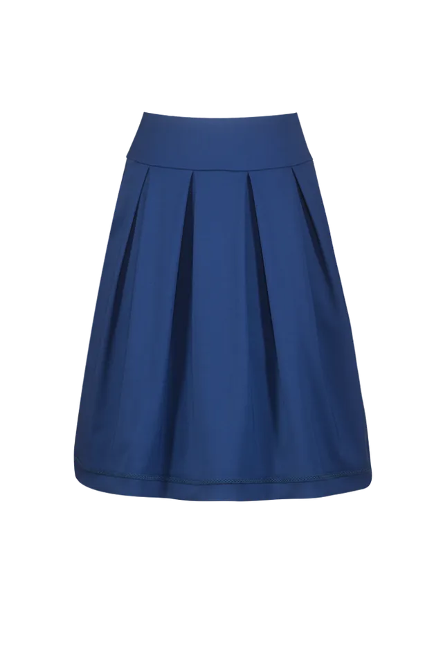 g-ssl-reich-mir-deine-hand-dirndlrock-blau-wolle image 1