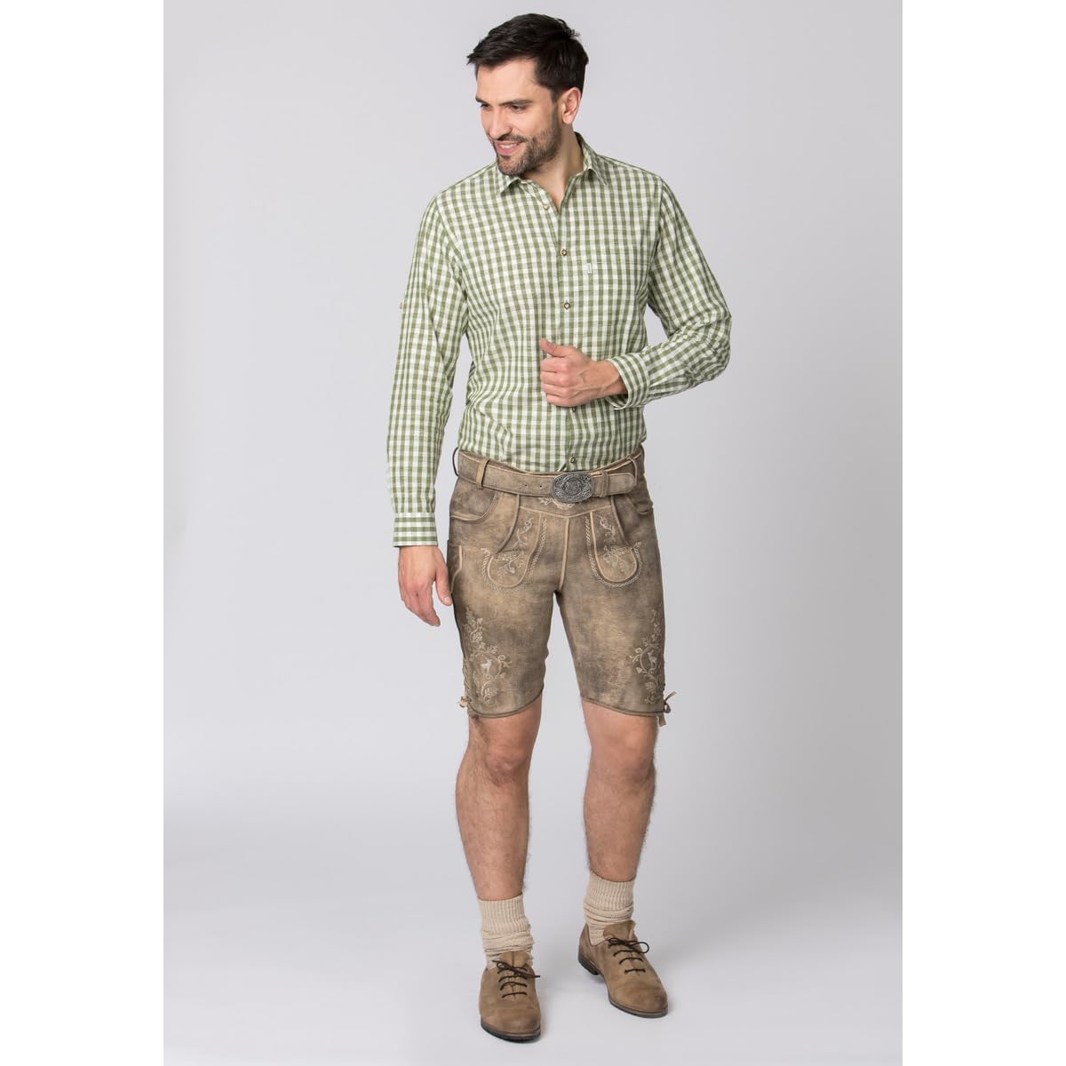 stockerpoint-trachtenlederhose-girgl-herren-kurz image 2