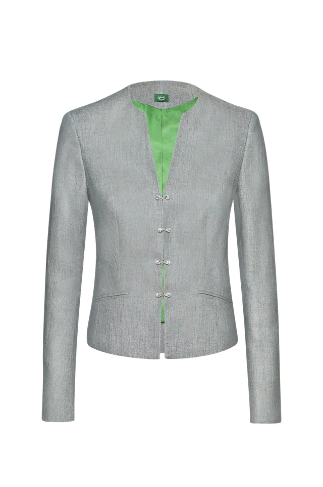 g-ssl-lichterglanz-leinenjacke-damen-grau-mit-strass image 1