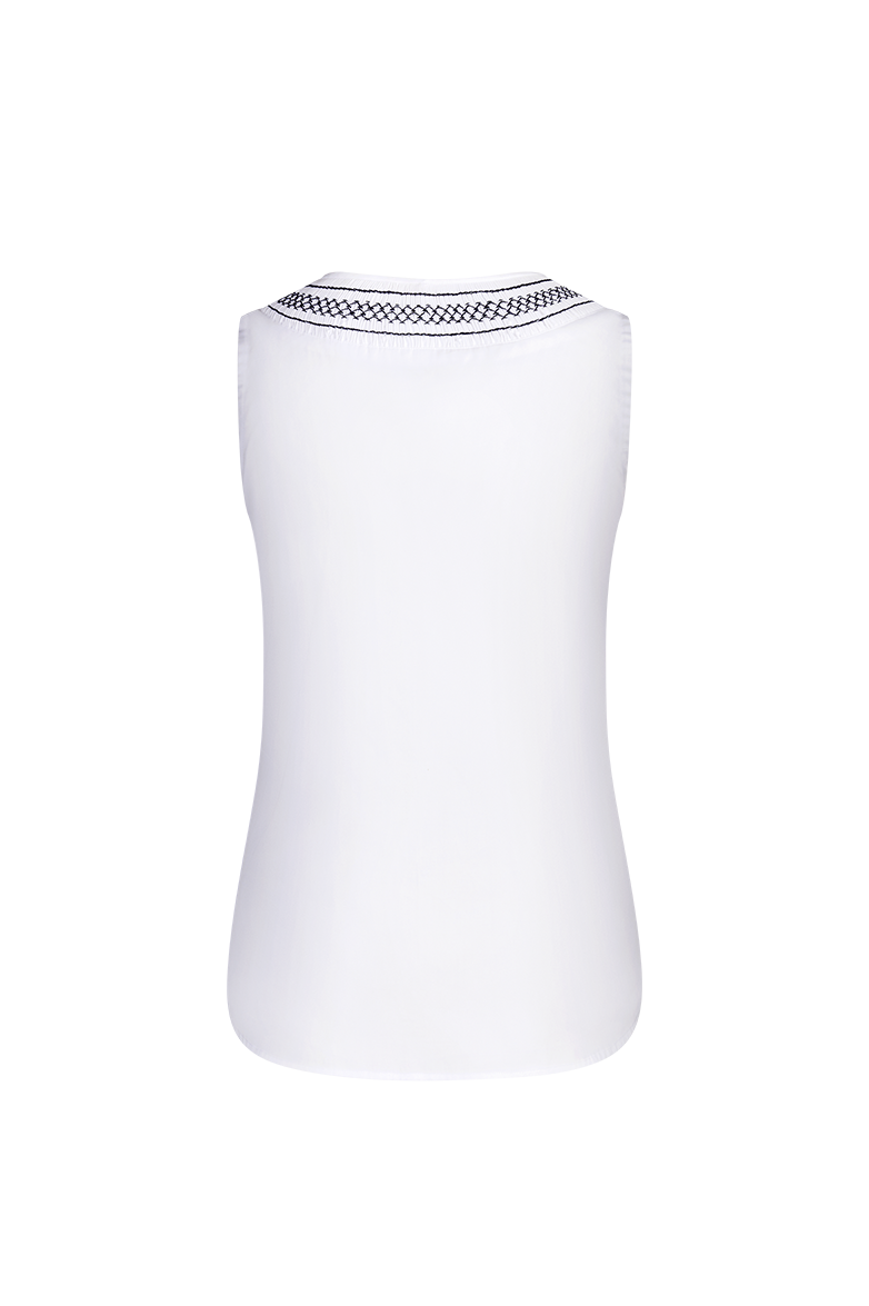 g-ssl-stehfaltenbluse-damen-rmellos-anna-plochl-satin image 2