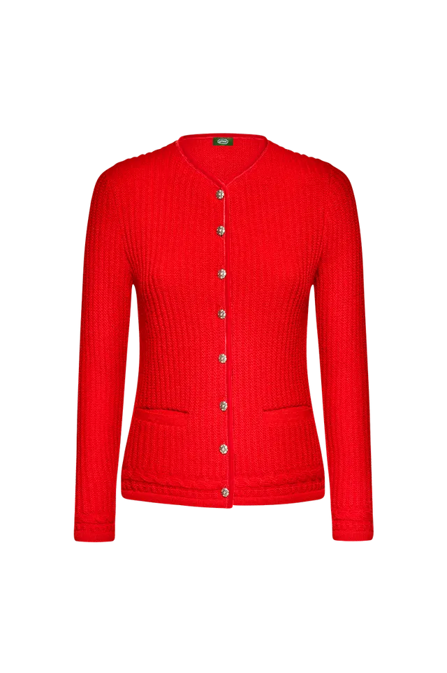g-ssl-strickjacke-links-links-mal-anders-damen-aus-schurwolle-rot image 1