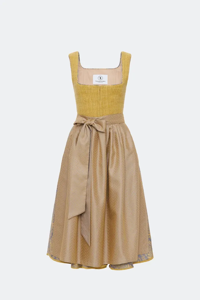 traumtrachten-dirndl-isabella-in-goldgelb image 1