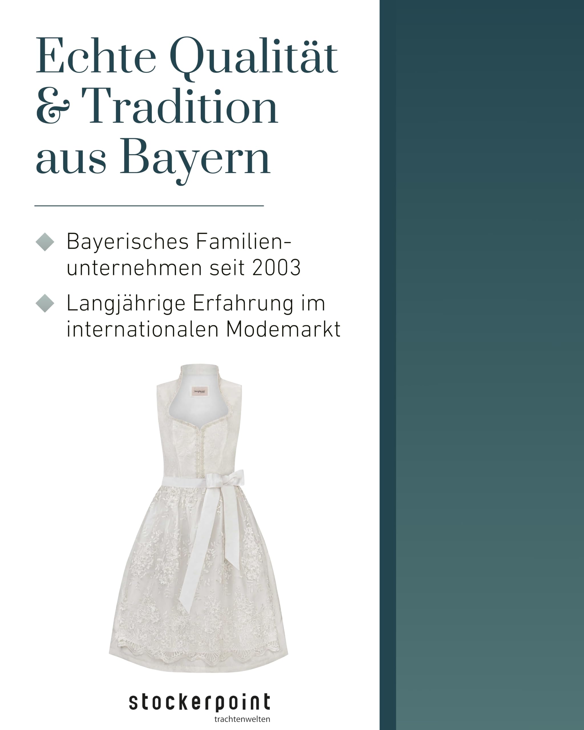 bergfeuer-damen-josefina-midi-dirndl-creme-mit-spitzensch-rze image 7