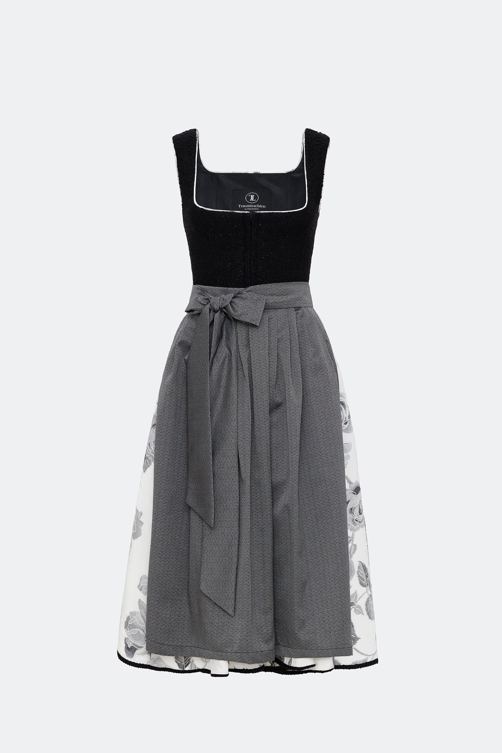 traumtrachten-dirndl-camilla-in-nero-schwarz-floral image 1