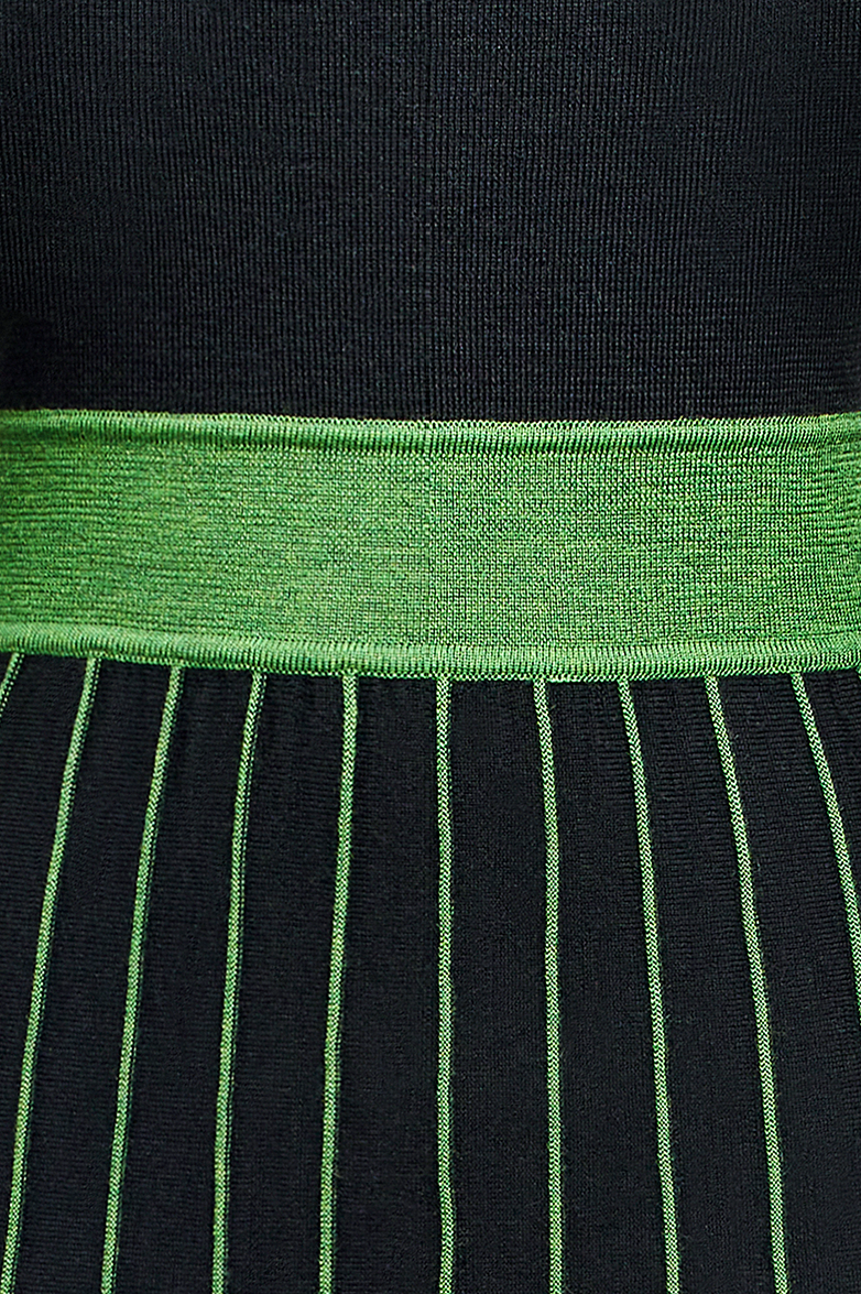 g-ssl-strickkleid-mit-gestrickten-biesen-merino-hutkleid-grau-schwarz image 4