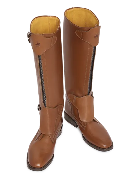 g-ssl-polostiefel-damenstiefel-aus-boxcalf-leder-braun image 1