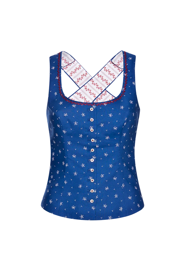 g-ssl-blaudruck-mieder-baumwolle-damen-trachtenmieder-blau image 1