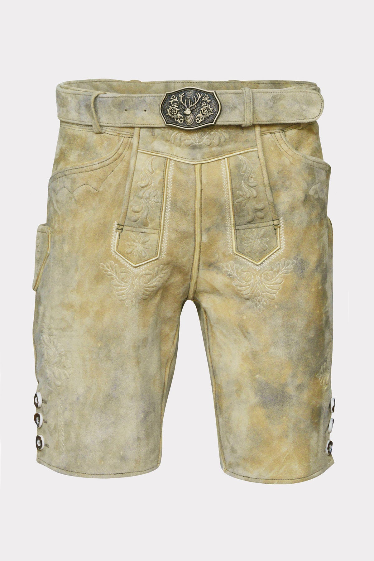 felicitas-herren-lederhose-ostsee-kurze-echtleder-hose-mit-stickerei image 1