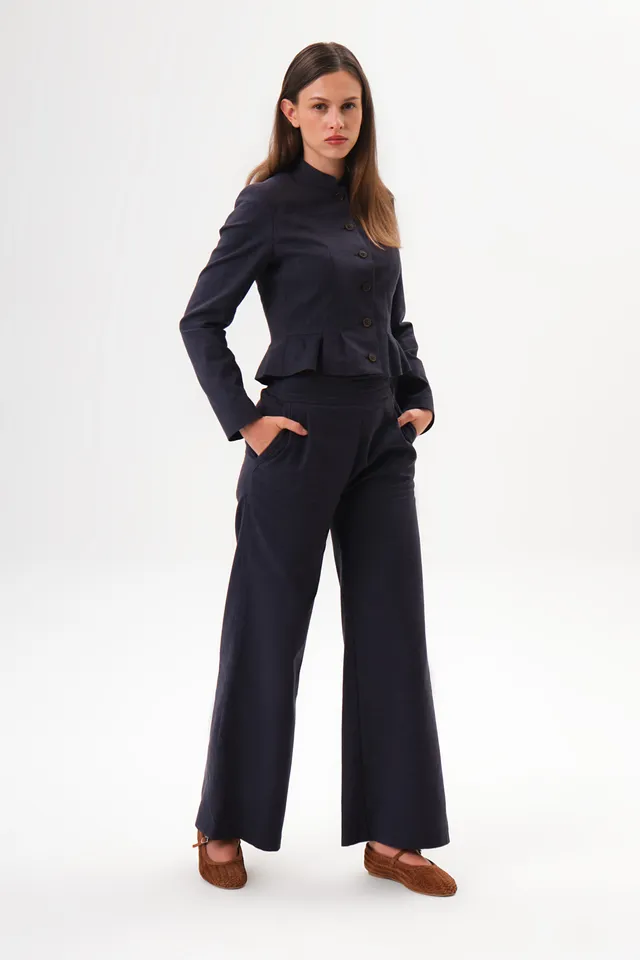 felicitas-damen-hose-halika-weit-aus-reinem-leinen image 1
