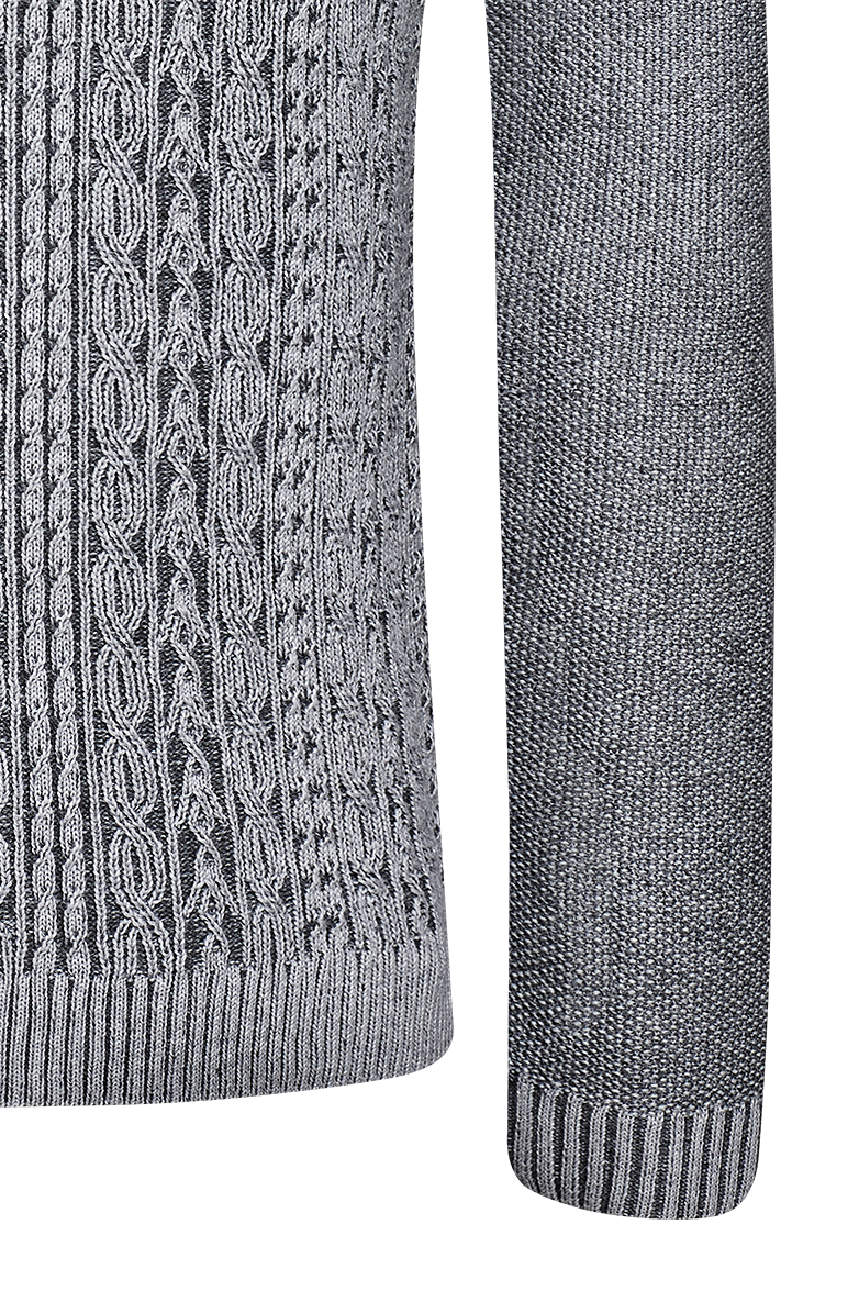 g-ssl-strickpullover-schurwolle-model-grau-schwarz-herren image 6