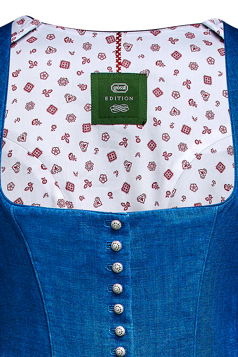 g-ssl-dirndl-aus-blaudruckleinen-blau-70er-l-nge image 5