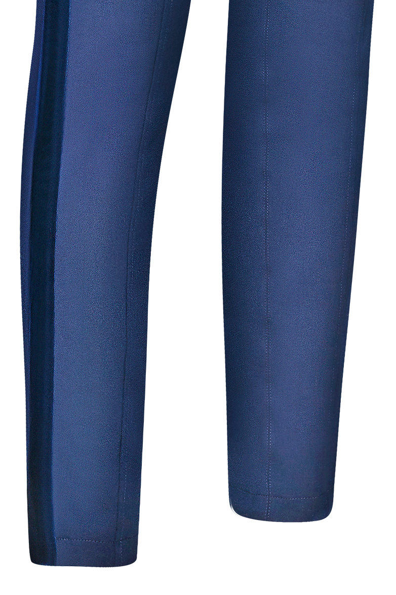 g-ssl-stiefelhose-elastische-baumwolle-samtstreifen-blau image 4