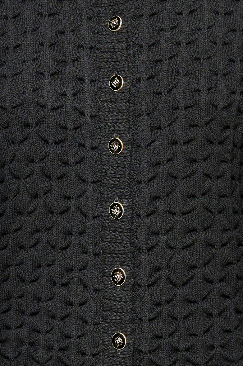 g-ssl-smok-strickjacke-damen-wolle-kaschmir-grau-schwarz image 4