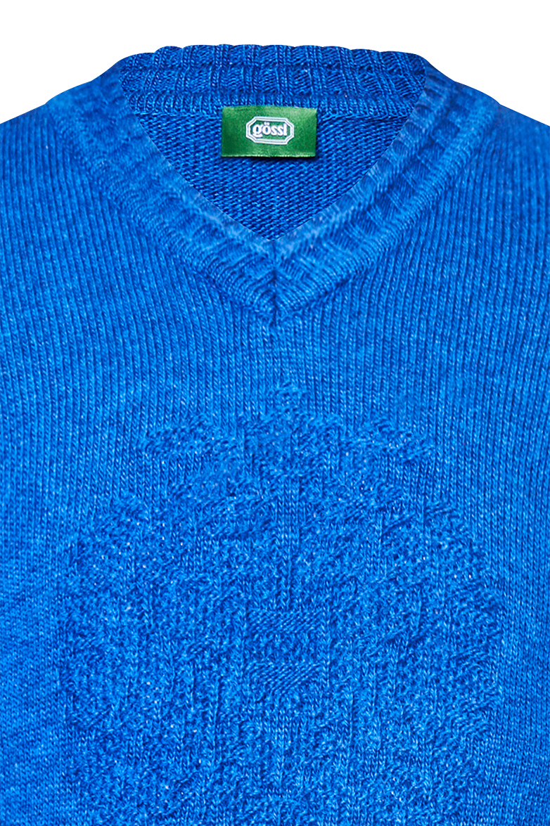 g-ssl-kinderpullover-v-ausschnitt-schurwolle-blau-mit-doppeladler image 3