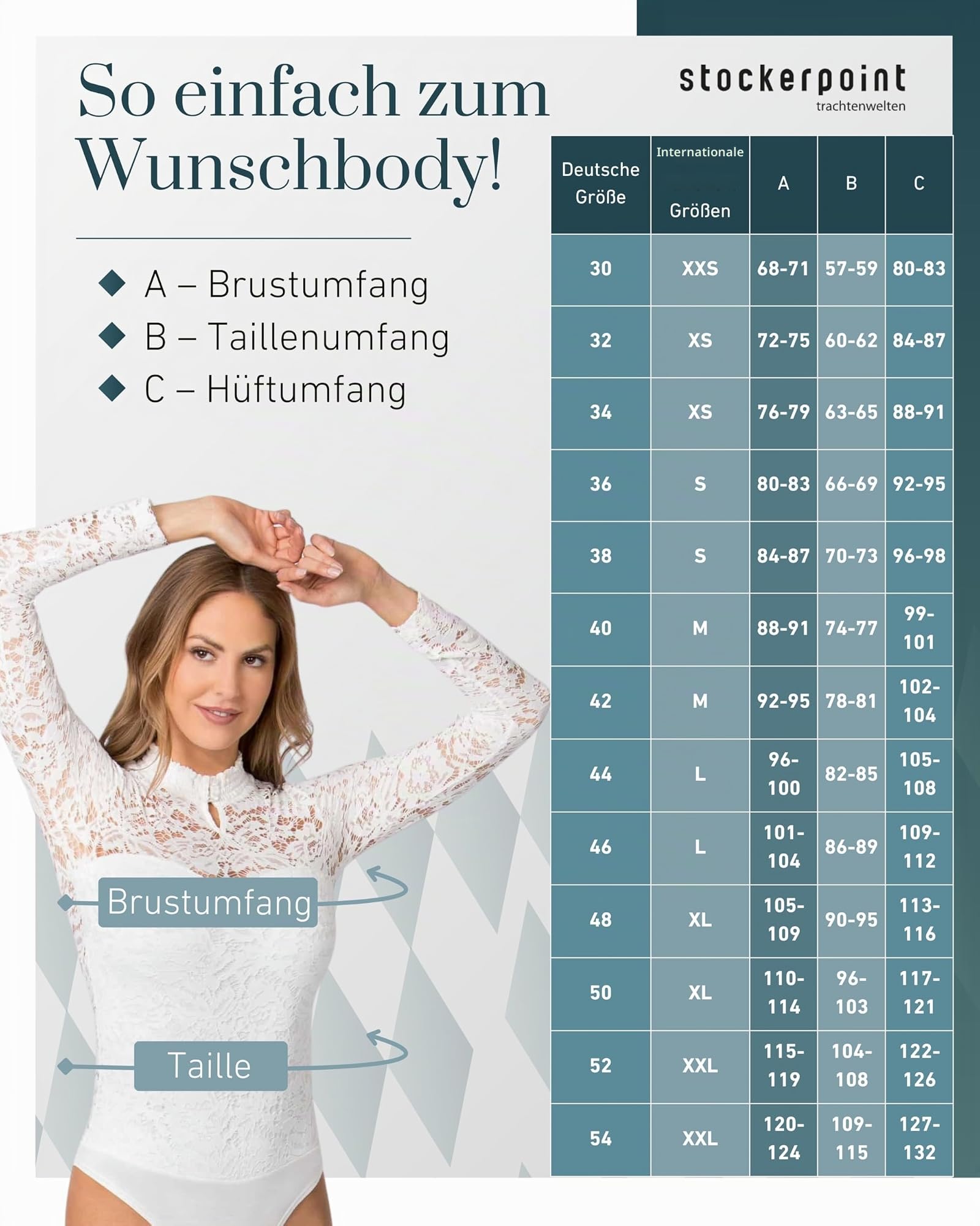 stockerpoint-trachtenbody-lilo-damen-xs-xl-tropfenausschnitt image 5