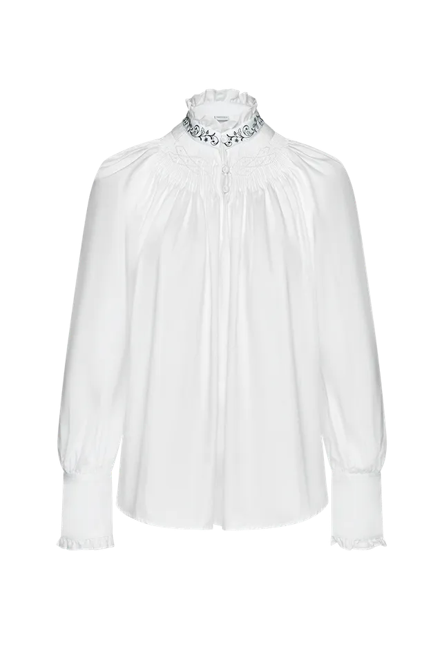g-ssl-festbluse-mit-stehfalten-wei-anna-plochl-satin image 1