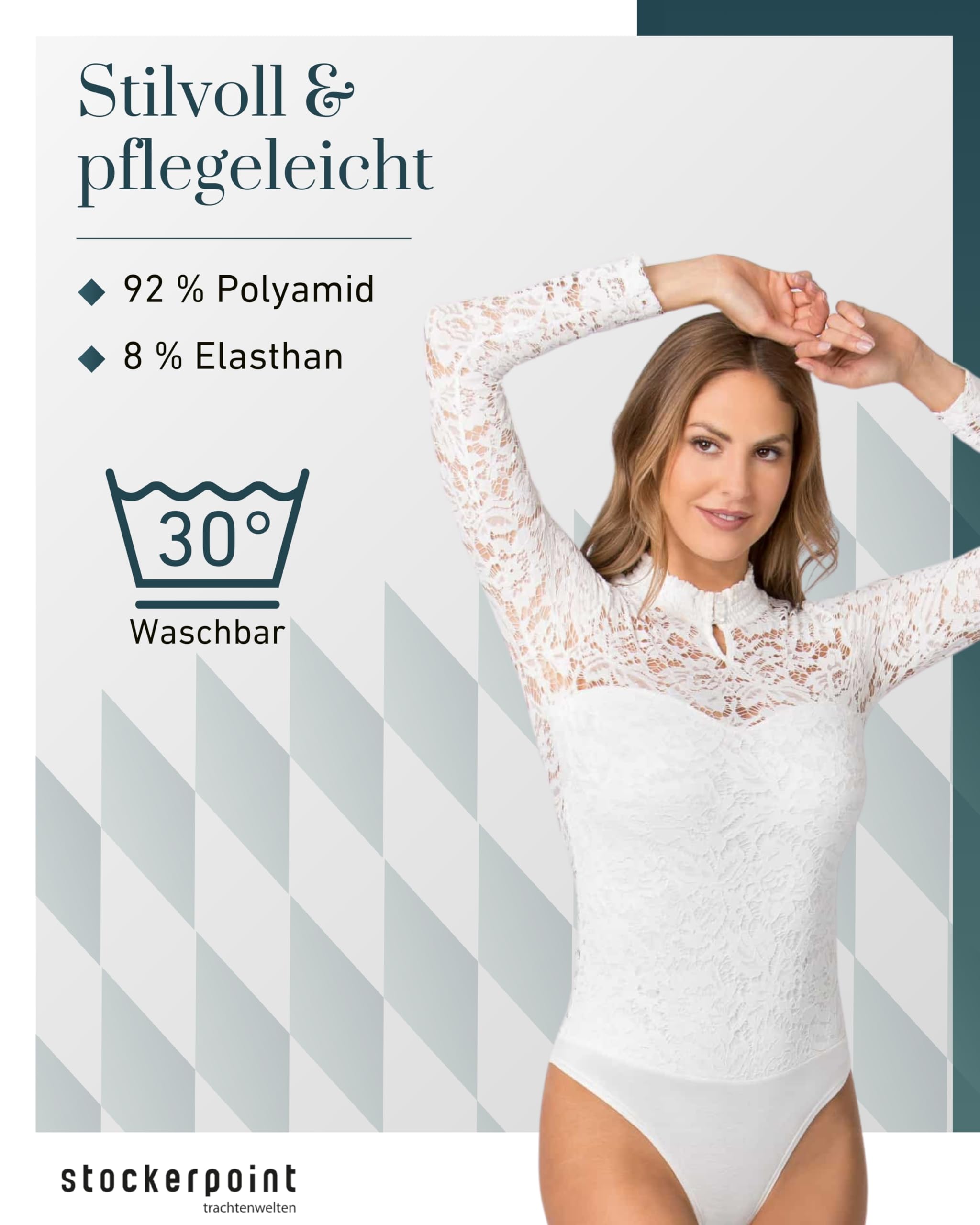 stockerpoint-trachtenbody-lilo-damen-xs-xl-tropfenausschnitt image 2