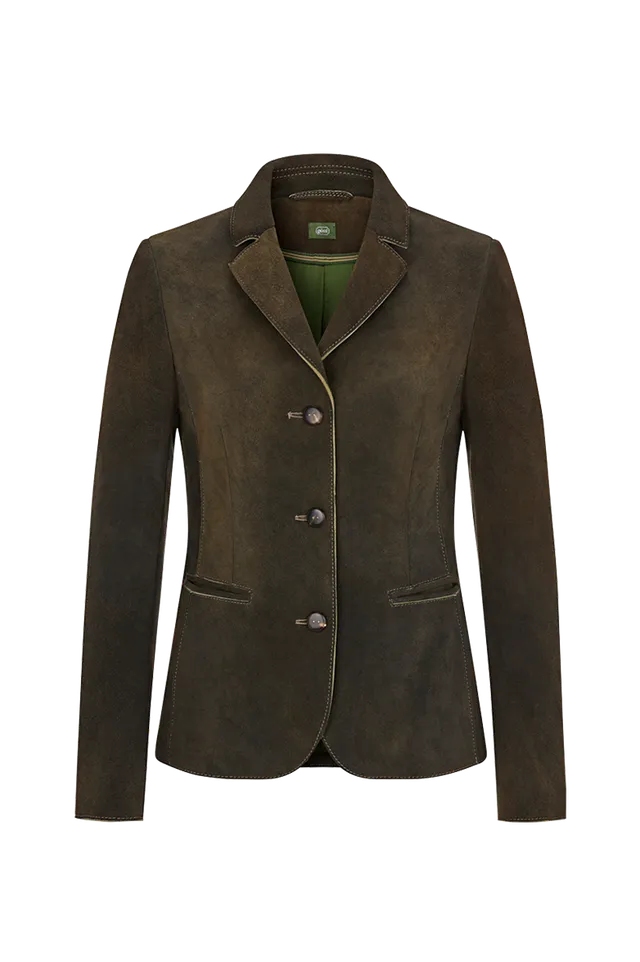 g-ssl-waldheimat-hirschlederjacke-s-misch-gegerbt-braun image 1
