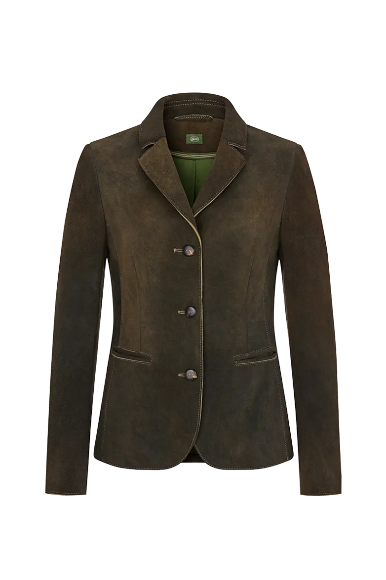 g-ssl-waldheimat-hirschlederjacke-s-misch-gegerbt-braun image 1