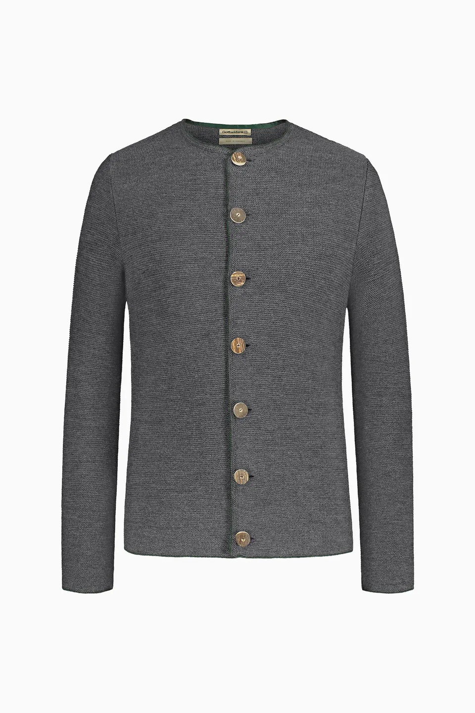 gottseidank-herrenstrickjacke-aloisius-wollstrickjacke-mit-hirschhornkn-pfen-2 image 1