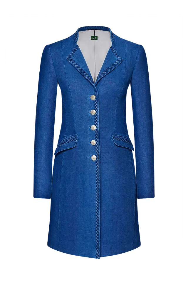 g-ssl-gehrock-patiniert-aus-leinen-blau-mit-seidenfutter image 1