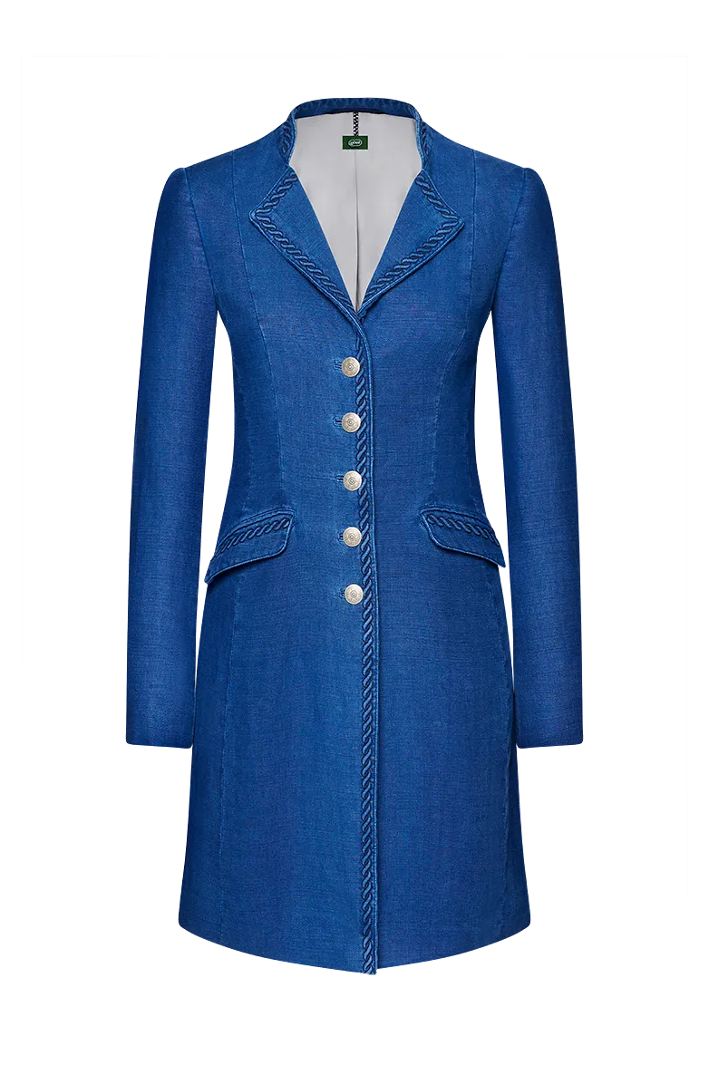 g-ssl-gehrock-patiniert-aus-leinen-blau-mit-seidenfutter image 1