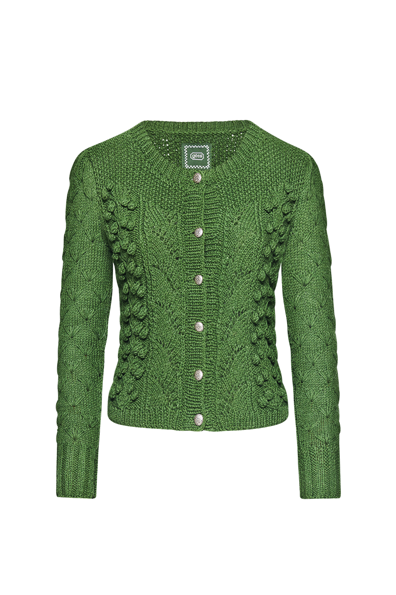 g-ssl-handstrickjacke-damen-gr-n-tailliert image 1
