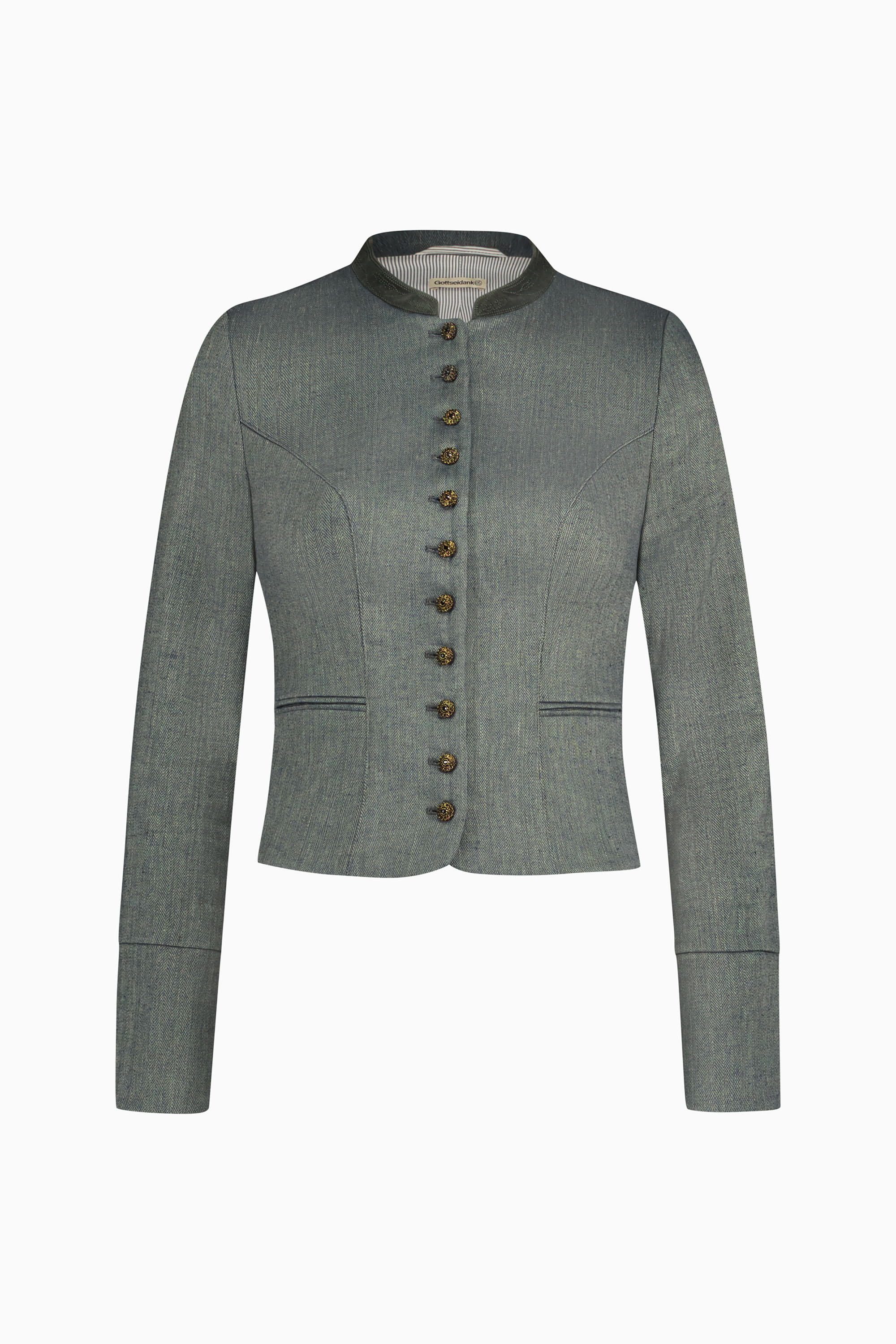 gottseidank-damenmiederjacke-barbara-mit-stickkragen image 1