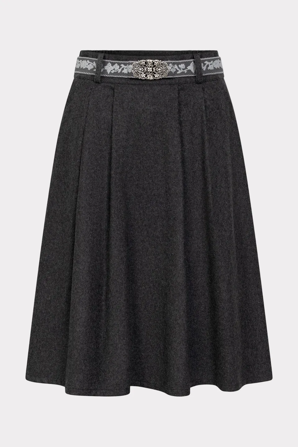 felicitas-rosa-damen-wollrock-mit-falten-und-taschen image 1