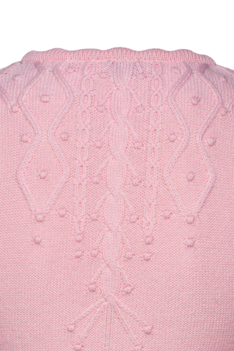 g-ssl-strickjacke-mit-puff-rmel-trachtenstrick-zopfmuster image 6