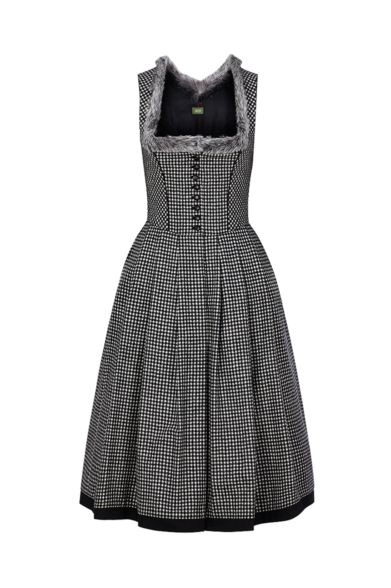 g-ssl-winterdirndl-schneerose-loden-rosegger-karo-70-cm image 1