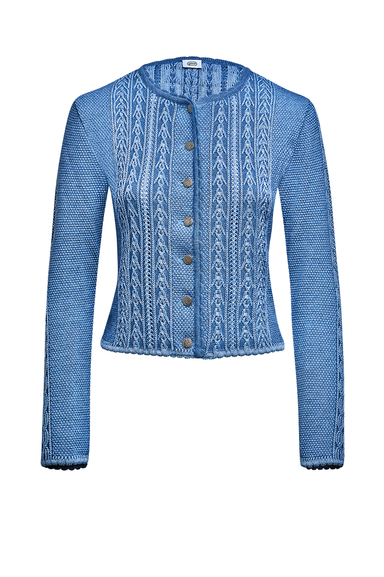 g-ssl-jacke-in-plattiertem-strick-trachten-strickjacke-rot image 7