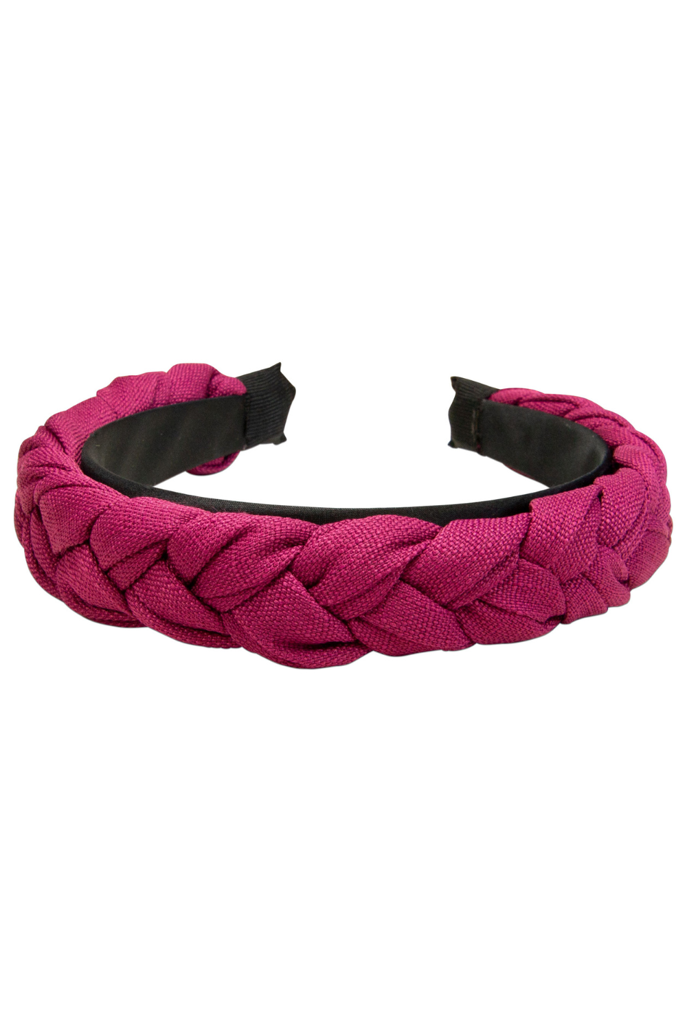 alpenherz-haarreif-leinenoptik-beere-damen-trachten-accessoire image 2