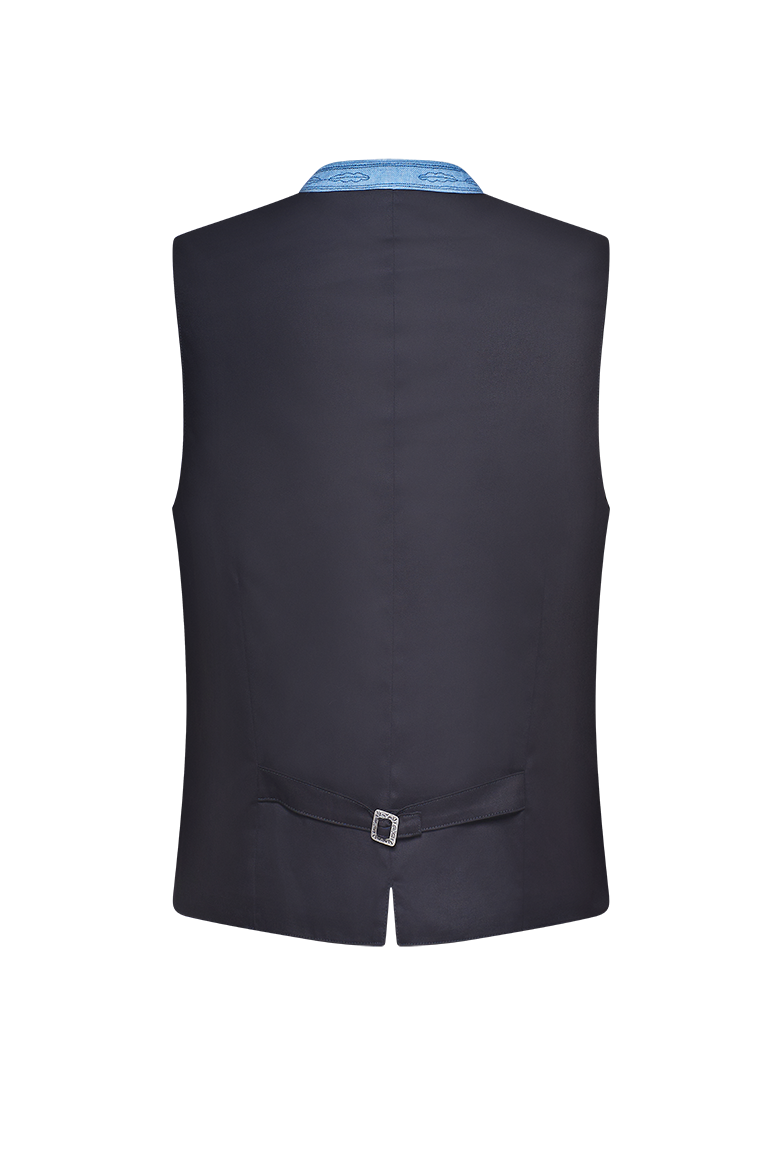 g-ssl-ausseer-gilet-herren-weste-original-bauernleinen-mit-eichenlaub-stickerei image 8