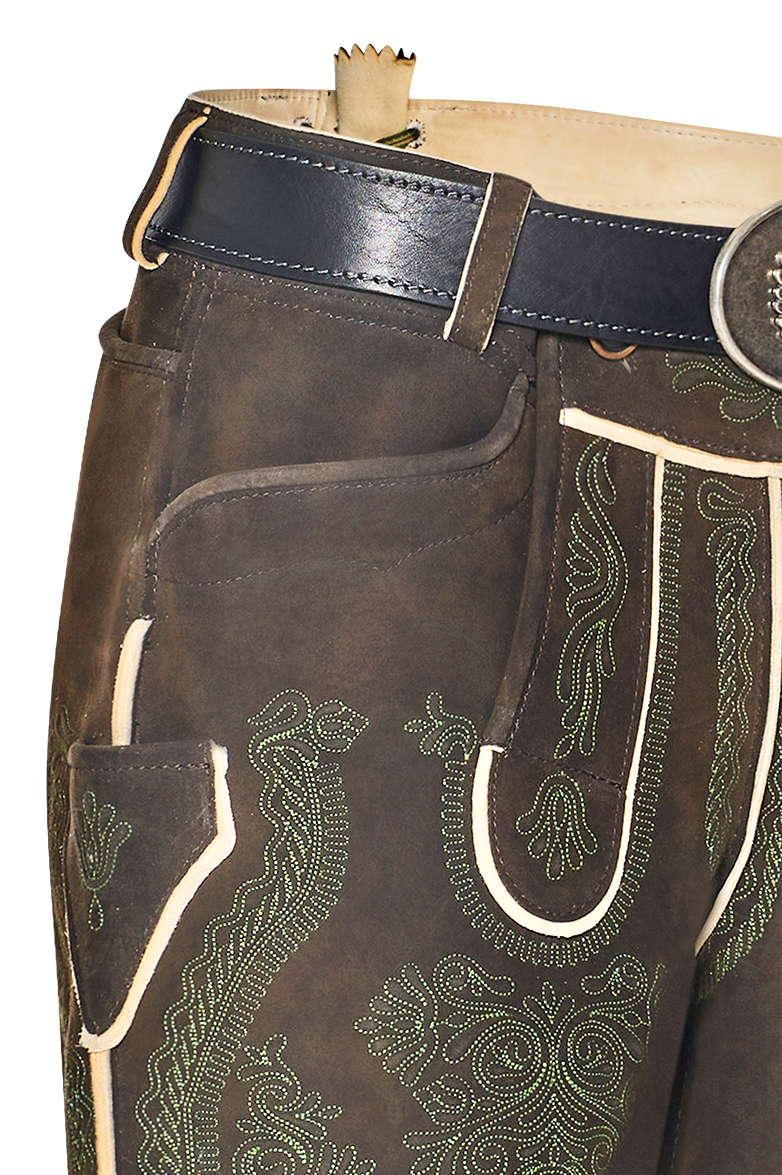 g-ssl-die-9-nahtige-braune-hirschlederhose-mit-reliefstickerei-herren image 4
