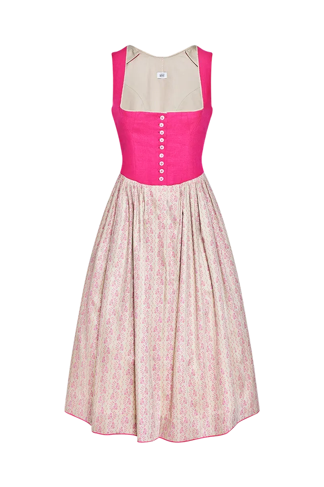g-ssl-von-blumen-berankt-dirndl-70cm-mit-leinenleib image 1