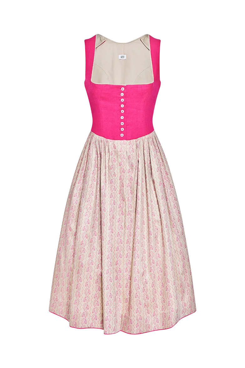 g-ssl-von-blumen-berankt-dirndl-70cm-mit-leinenleib image 1