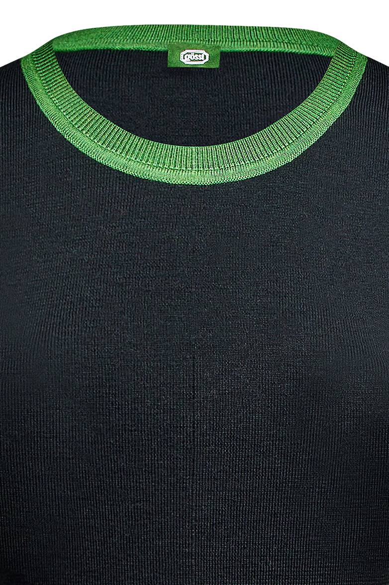 g-ssl-strickkleid-mit-gestrickten-biesen-merino-hutkleid-grau-schwarz image 3