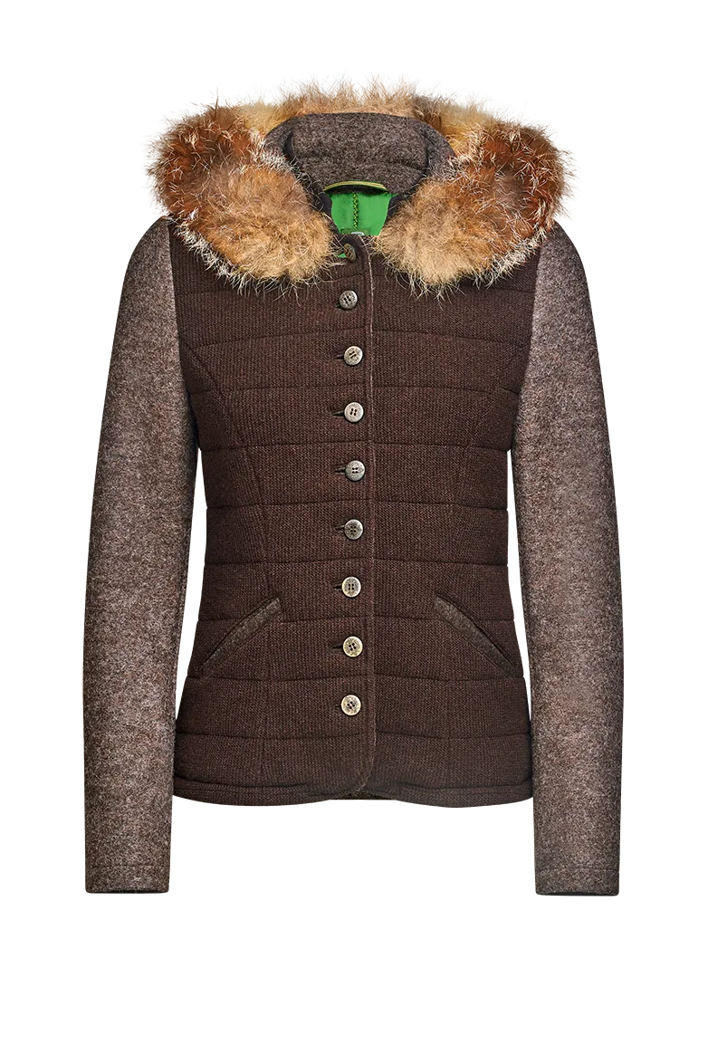 g-ssl-stepp-strickjacke-damen-braun-walk-loden-und-fuchs image 1