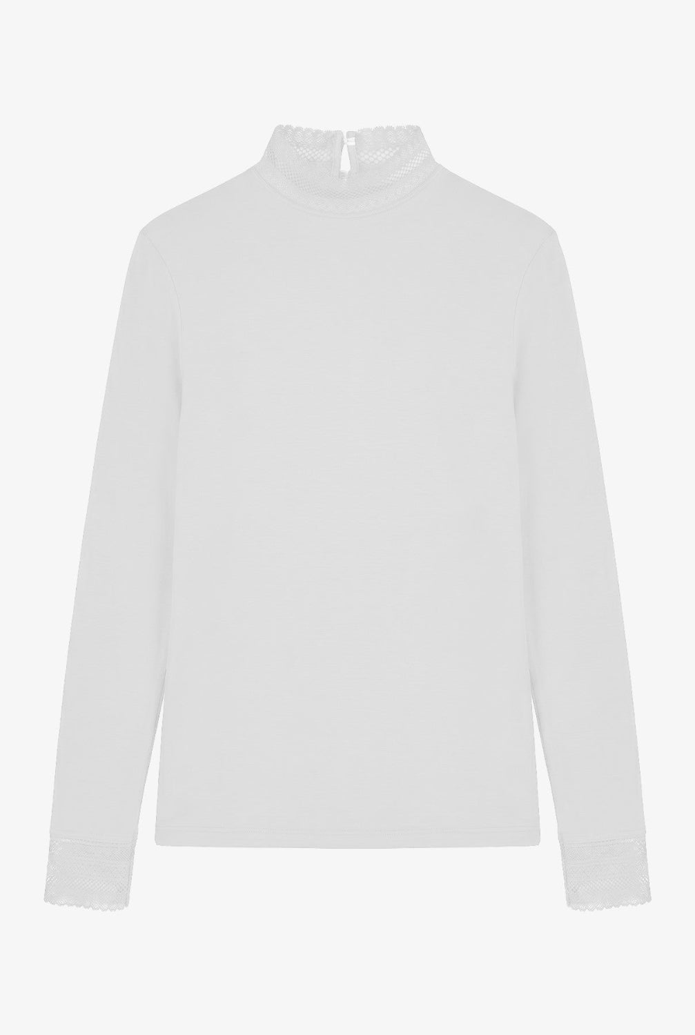 felicitas-parndorf-damen-shirt-baumwolle-ajour-jersey-mit-spitze image 1