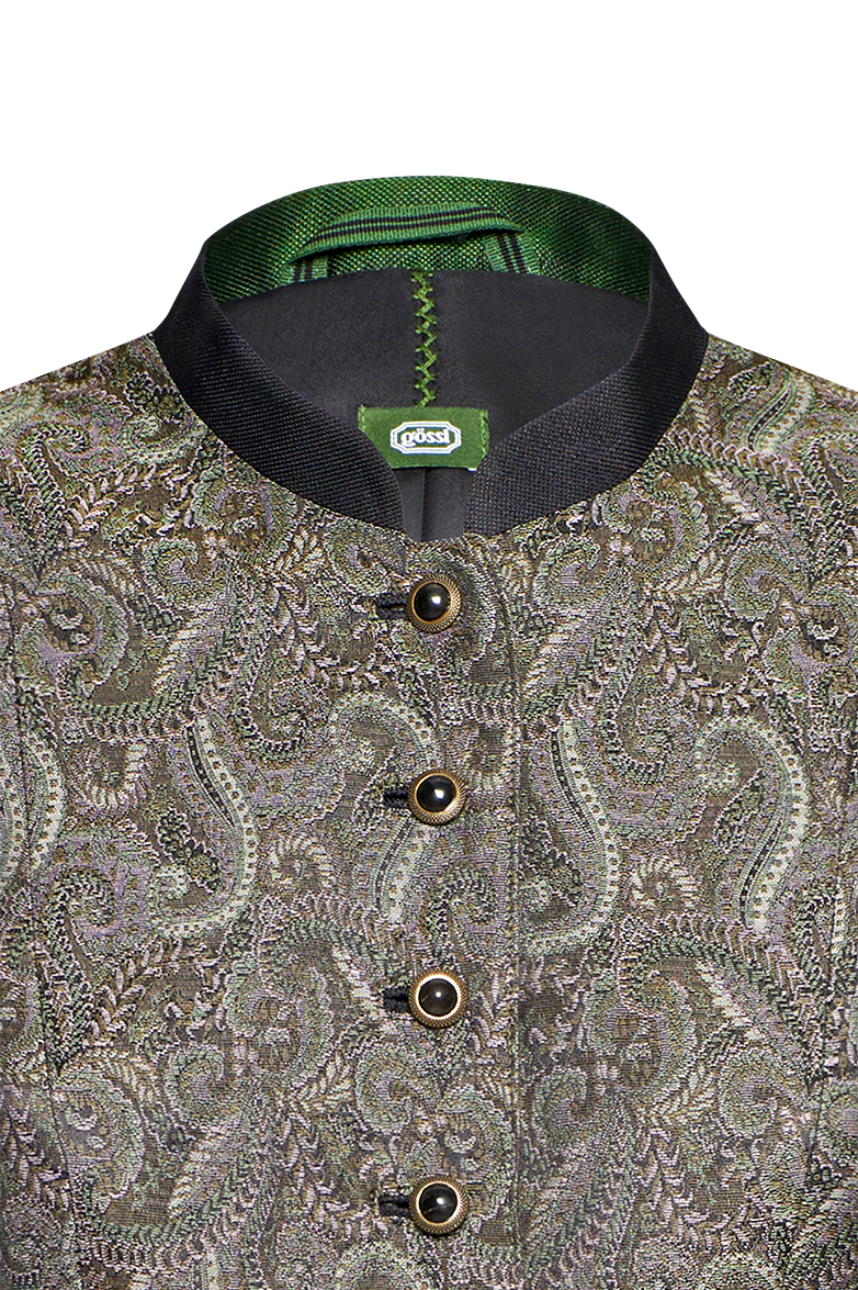 g-ssl-dirndljacke-paisleyjacquard-jacke-grau-schwarz-seide image 3