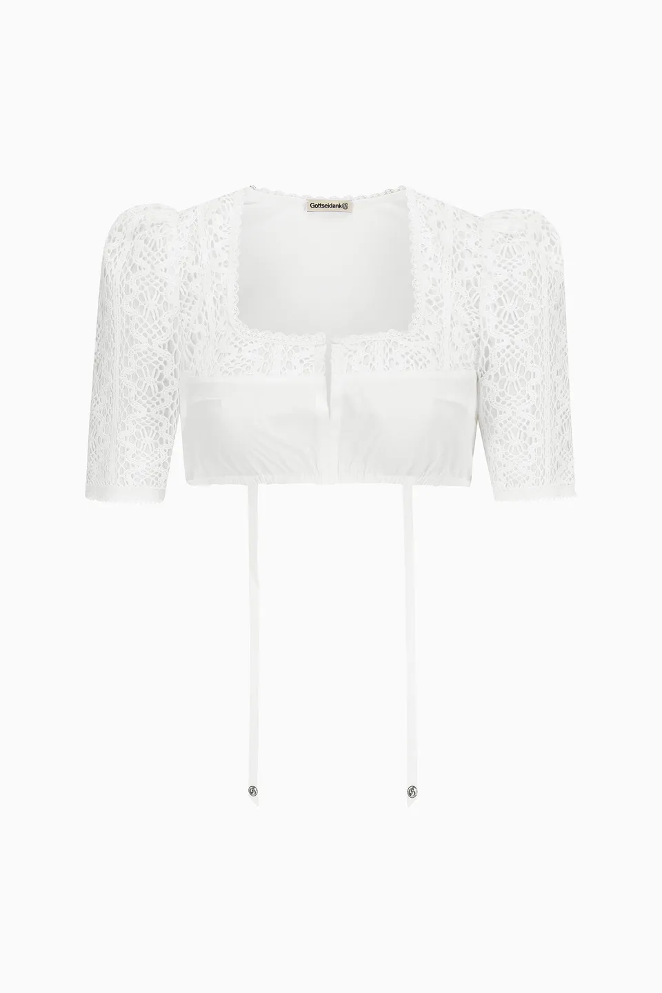 gottseidank-dirndlbluse-ava-mit-puff-rmel-und-rundem-ausschnitt image 1